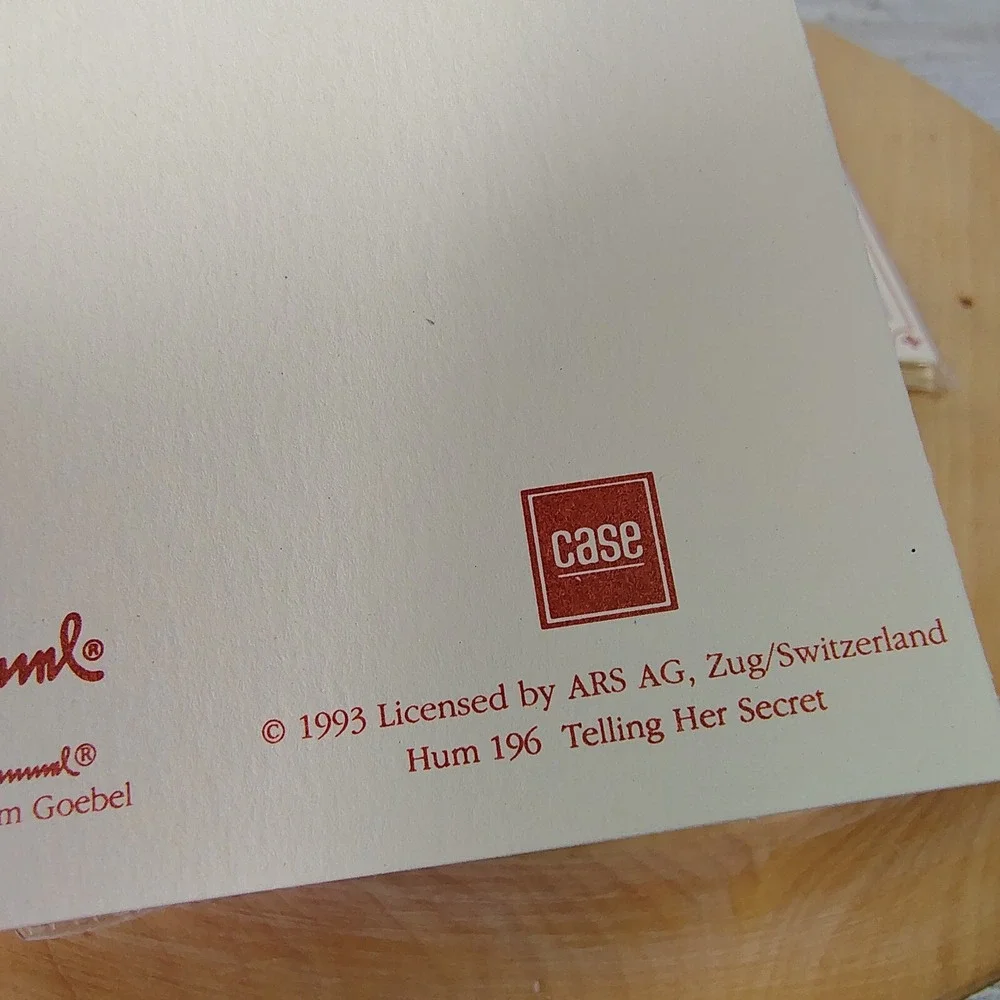 MJ‎ Hummel Blank Note Cards Set of 3 New Vintage Stationery Collectible